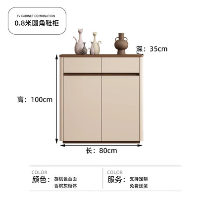Entryway Organizer Shoe Rack Storage White Organised Living Room Cabinets Space Saving Articulos Para El Hogar Home Furniture