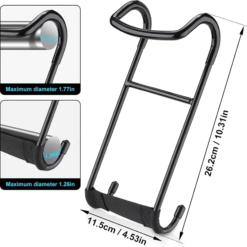 Dumbbell hook, dumbbell assist hook, thickened rubber coated anti slip multifunctional dumbbell hook, home auxiliary horizontal