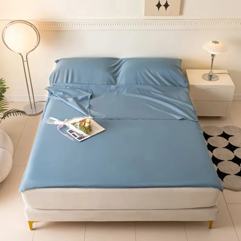 Sleeping Bag Light Liner Cotton Sheet For Camping Travel Summer Portable Dirty-proof Sleeping Bag Hotel Outdoor Full Sheets Set