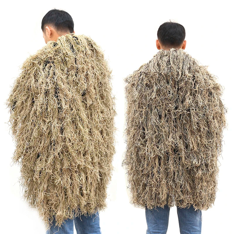 80x90cm Handmade Knitting Hunting Cloak Camping Clothing Suitable for Jungle Desert Grass Men Women Unisex