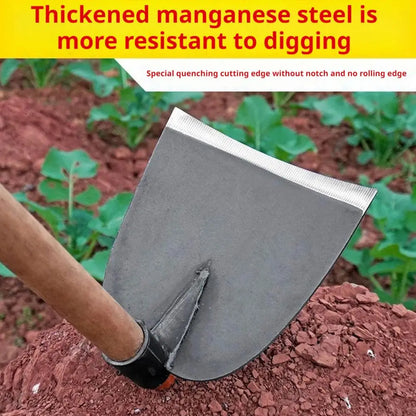 Garden Hoe Household Outdoor Farming Tools Forging Weeding Hoe for Digging Soil Planting Vegetables Flowers