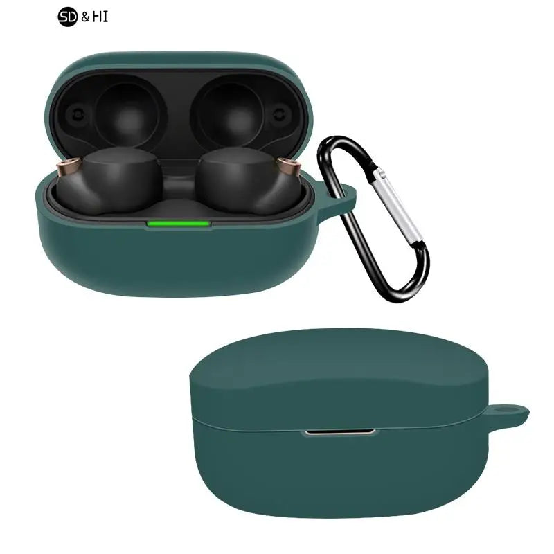 1X Silicone Protective Case For SONY WF-1000XM4 Earphone Cover Protector Charging Box Cover For SONY WF 1000 XM4 Silicone Shell