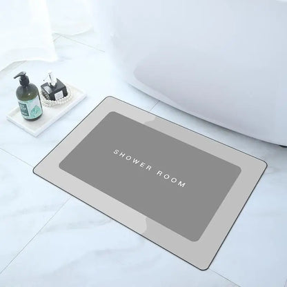 Non-Slip Bathroom Floor Mat,Super Absorbent,Soft, Fast Drying for Shower, Tub, Outdoor & Doormat Use washroom floor mat