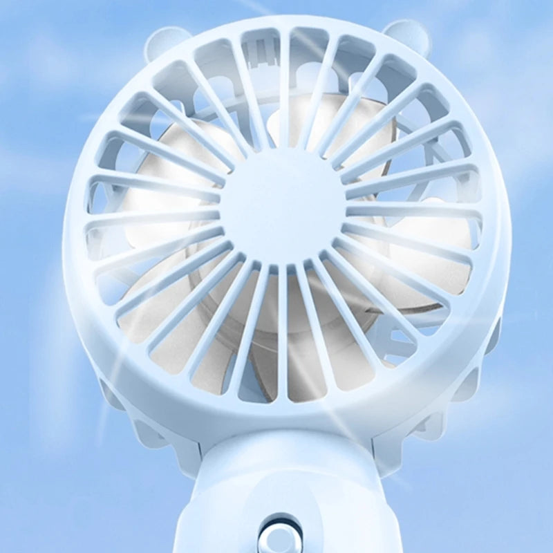 Portable Fan Convenient Creative Small Fan Pocket Hand-held Fan Lightweight AA Battery Handheld Mini Fan Air Coolers