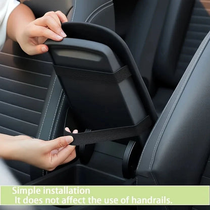 Car Armrest Pad Cool Sensation Heighten Central Console Cushion Soft Vehicle Interior Armrest Protective Cover Comfort Driving