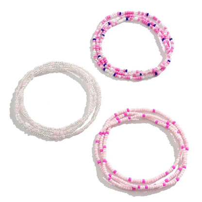 Body Jewelry Rice Bead Waist Chain Colorful Bohemian Style Belly Chain Ethnic Style Bikinis Jewelry Body Chain Jewelry