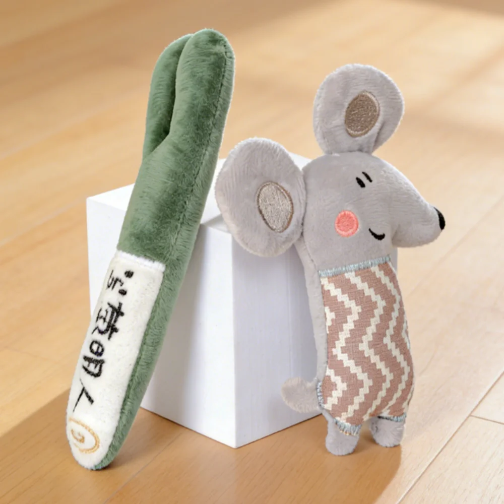 Cat teasing toys, plush toys for cats to relieve boredom, toys for cats to grind their teeth, pet supplies