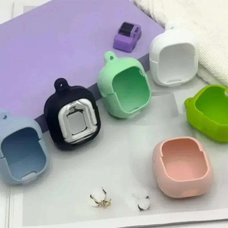 Earbuds Silicon Case Silicone Case with Lanyard for Wireless Earbuds Earbuds Organization Protection Cases for School Travelling