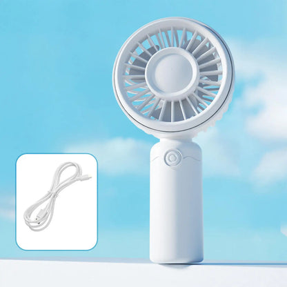 Portable Fan 3 Speed Adjustable Quiet USB Rechargeable Personal Hand Held Fan for Indoor Outdoor Home Office School Travel