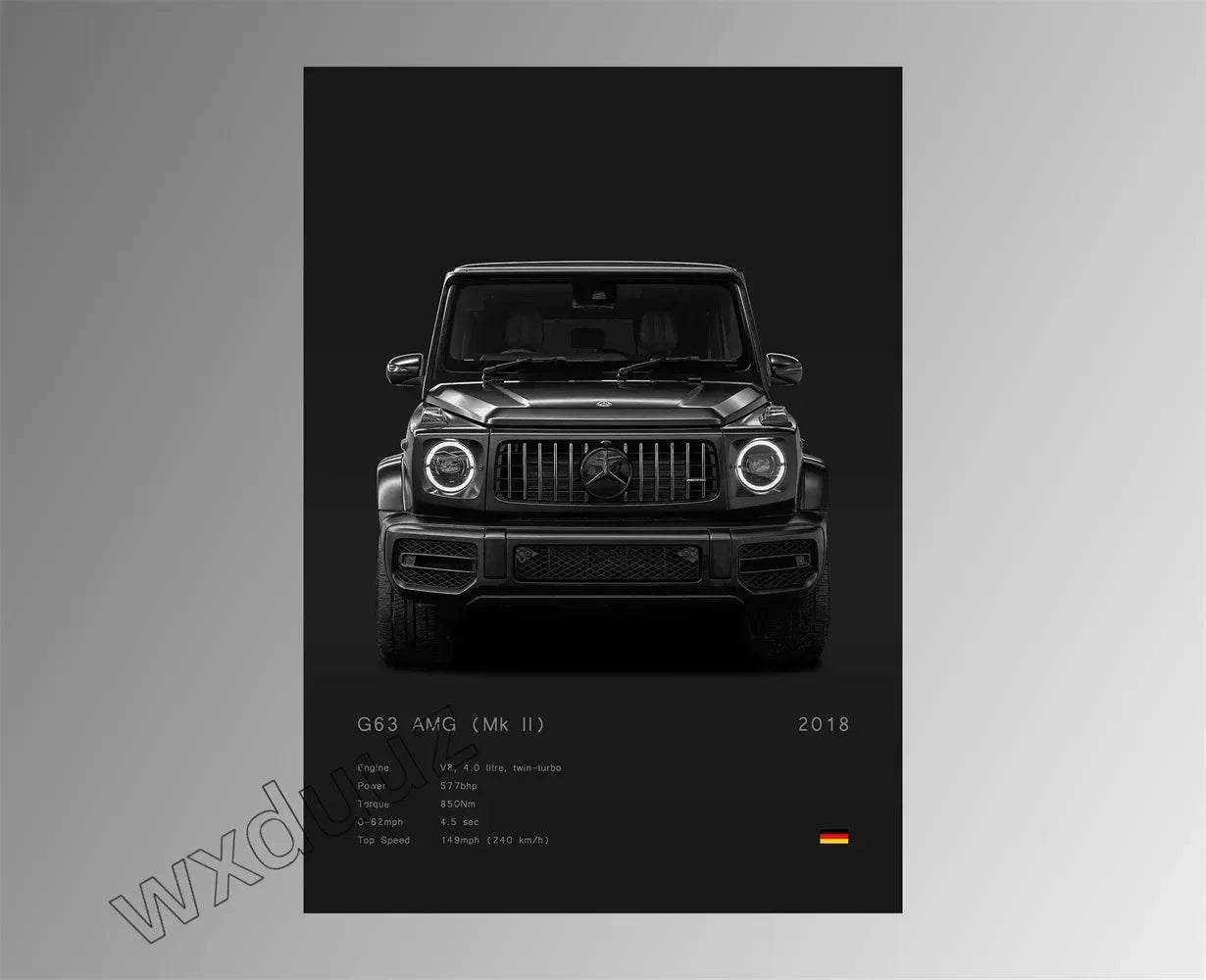 Modern Design Home Decoration Classic Popular Car Brand Motorsport Supercar Canvas Painting Wall Art Aesthetic Room Decor Poster