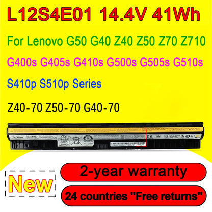 New L12M4E01 L12S4A02 Laptop Battery For Lenovo Z50-70 Z50 G505S G400S Z40 Z50 G40-45 G50-30 G50-70 G50-75 G50-80