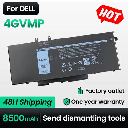 Keyuan 4GVMP New Battery R8D7N For Dell 5400 Latitude 5500 Precision 3540 |3541 |3550 Inspiron 7590|7591