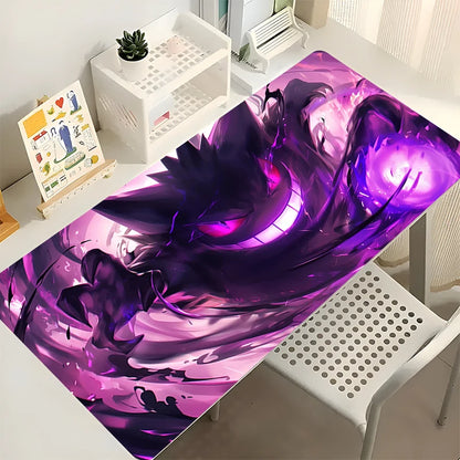 Gaming Mouse Pad Kawaii Mousepad Gamer Desk Mat Cartoon P-pokemonS Keyboard Pad Computer Table Surface For Accessories Mausepad