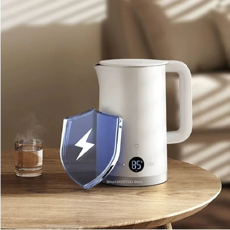 New Mijia Constant Temperature Electric Kettle 3 Home Automatic Power Off 316L Stainless Steel 1800w Fast Heating 1.7L
