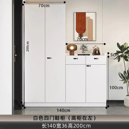 Shoe Storage Cabinet Wood Entryway Storage Store Organizer Display Rack Shelves Retail Display Rack Shelves for Retail Store