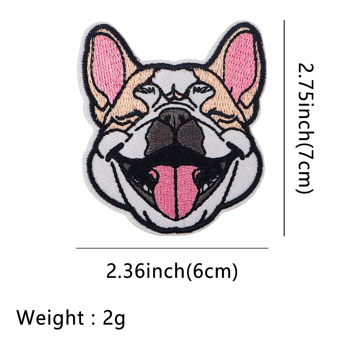 Cute Pet Dogs Patches On Clothes Animals Embroidered Patches Cartoon Cat Badges Iron On Patch DIY Clothing Accessories