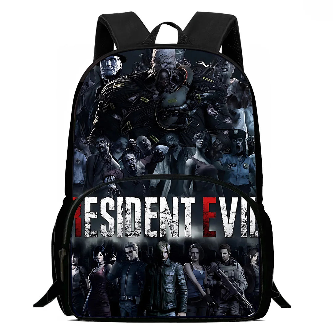 Backpacks Movie Residents Evil Boys and Girls Student Birthday Gift Child School Bags Large Capacity Camping Durable Rucksack