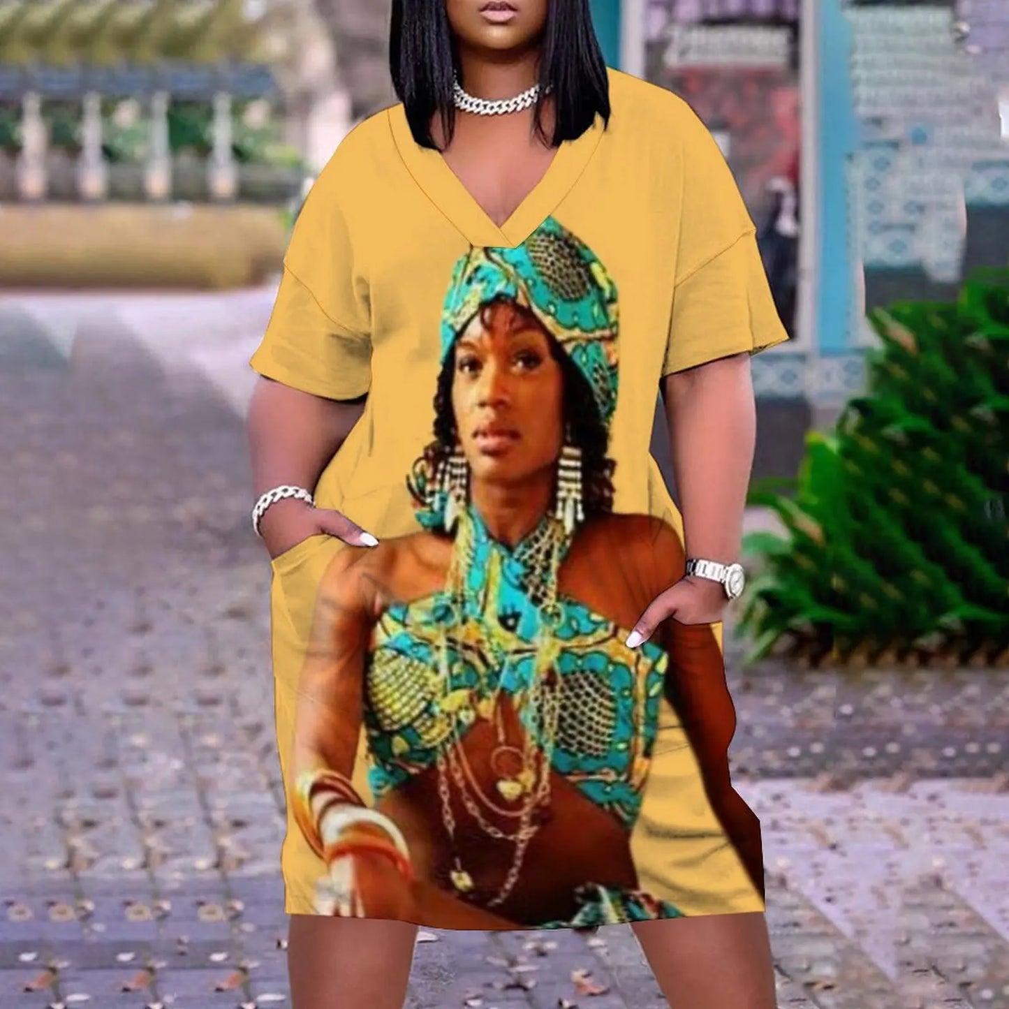 Girls Summer Dress Women's Fashion Short Sleeve Evening Party Dress Sexy Brand African Women Dress Boho Beach Dress Elegant
