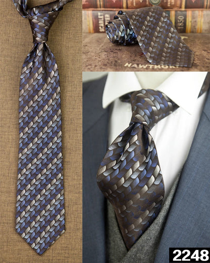 Ties Unusual Pattern Checked Abstract Polka Dots Stripes 100% Silk Jacquard Woven Fashion Brand New Casual Formal Party