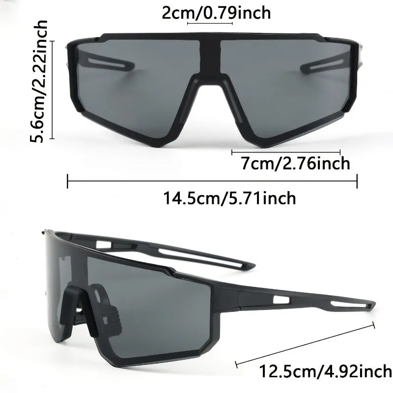 1pc Men'S Large Frame Fashion Glasses Lightweight & Durable for Daily Life & Activities Casual Style Ordinary Decorative Glasses
