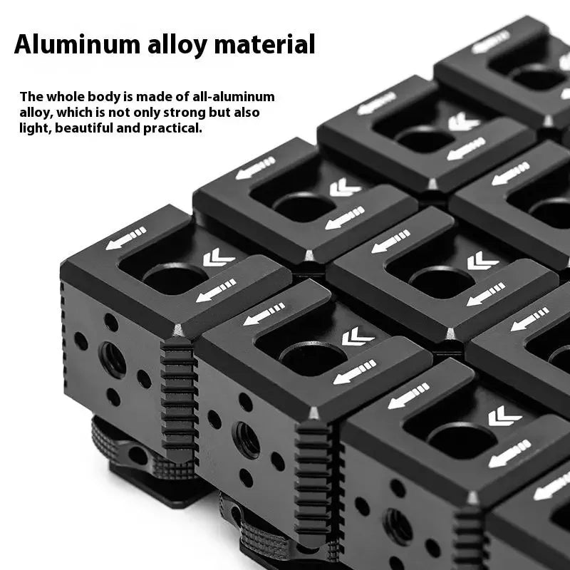 Camera Accessories Three-head Hot And Cold Shoe Base Aluminum Alloy Extension For Camera Cage Rig Variety Of Expansion Interface