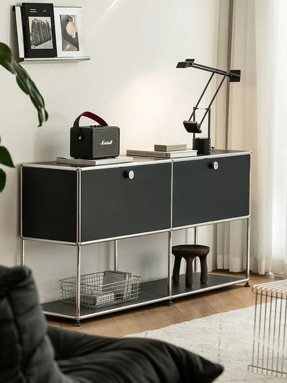 Module Modular DIY Furniture Sideboard Customized Size  Cabinet Stainless Steel Tv Stand Living Room