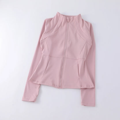 2024 Yoga Clothes Windbreaker Sportswear Woman Running Long Sleeve Sweatshirt Sports Jackets Top Women Workout Tops Activewear