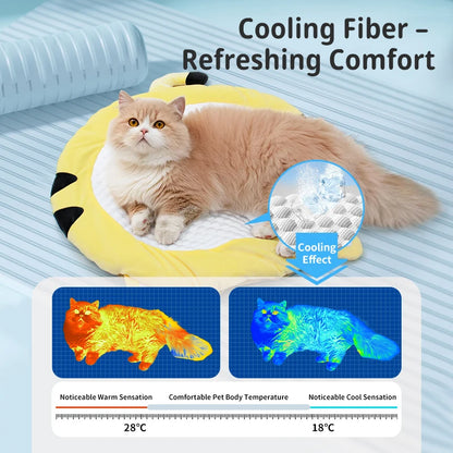 Versatile Pet Bed Pad Mattress for Cats And Dogs with Fiber Fabric Soft Core Material for Efficient Heat Dissipation