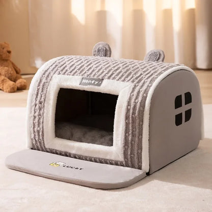 Moisture-proof Indoor Dog House Soft and Comfortable Large Space Warm Cat Dogs Kennel Deep Sleep Pet Products Supplies