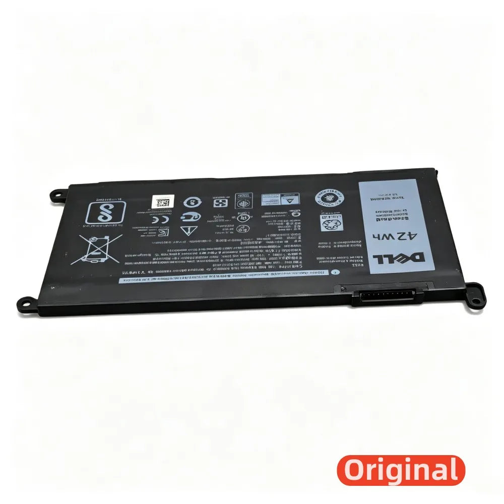 Original 42Wh 11.4V for DELL WDXOR Vostro 14-5468 15-5568 5471 5481 5581 3481 3583 Latitude 3189 3582 3180 3190 Laptop Battery