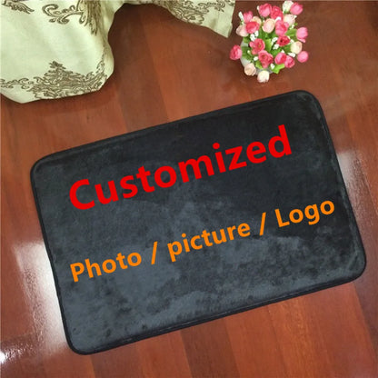 Custom Carpet Rug Printed Rectangle Customized Rugs for Adult Yoga Mats Living Room Decorative Dropshipping Personalized Doormat