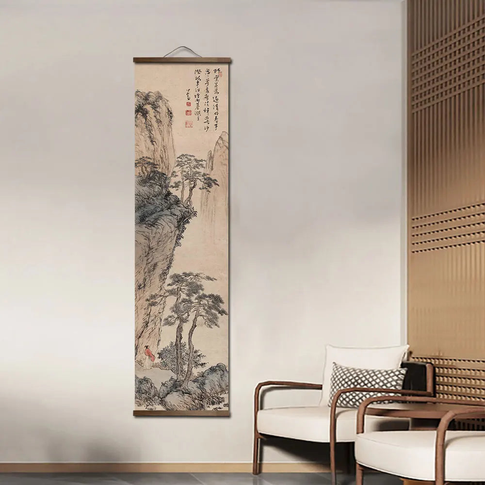 Chinese traditional landscape painting traditional classic art home decoration painting poster wall art  wall art decor canvas