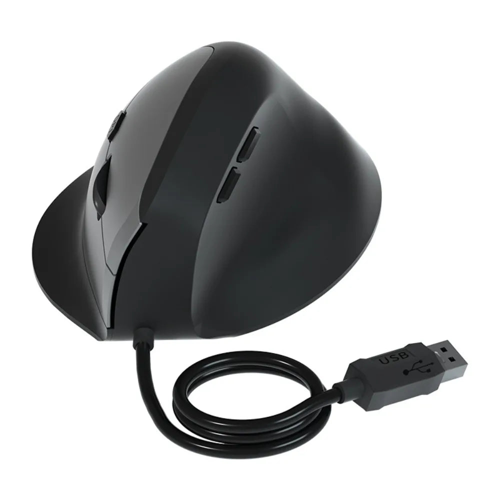 800/1200/1600DPI 2.4G Ergonomic Optical Mouse 6 Mute Buttons Comfortable Gaming Mice ABS Vertical Mouse Gaming Mice Office