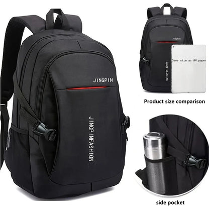 Men's Backpacks Oxford Waterproof Rucksack Business Computer Bag Casual Travel Backpack Senior High School Student Schoolbag