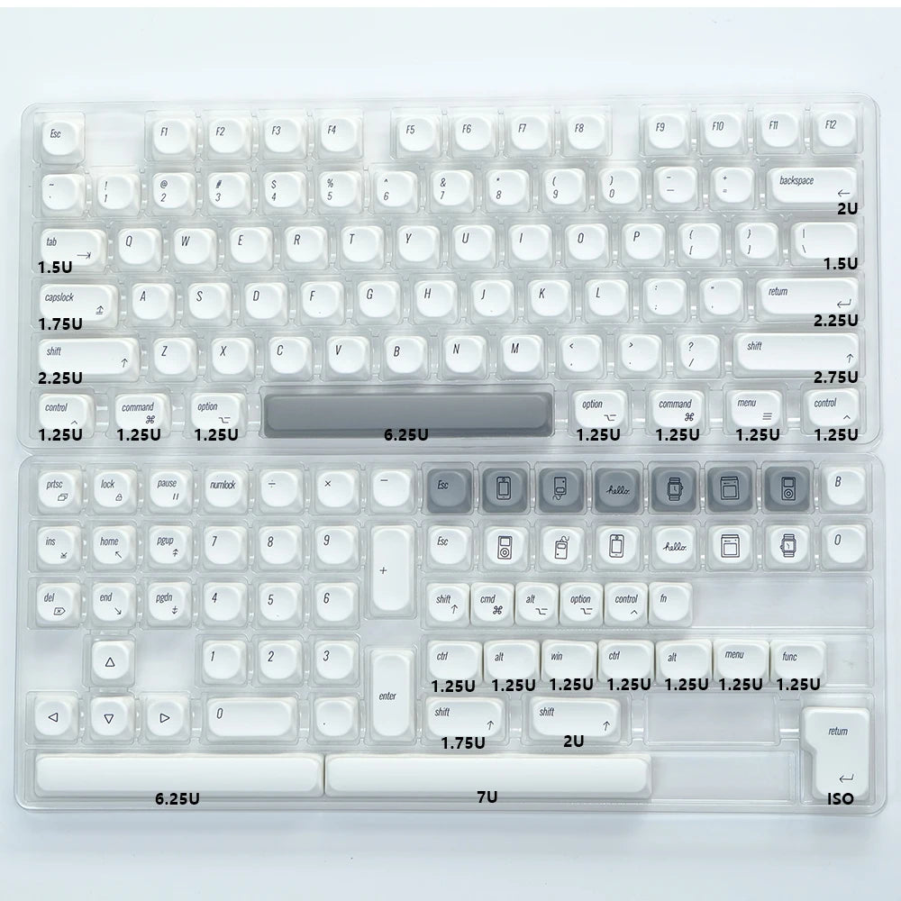 KBDiy 143 Keys/Set Russian Japanese Korean Matcha Keycap Green KOA PBT Keycaps for Mechanical Keyboard Caps for GMK67 GMK64 61