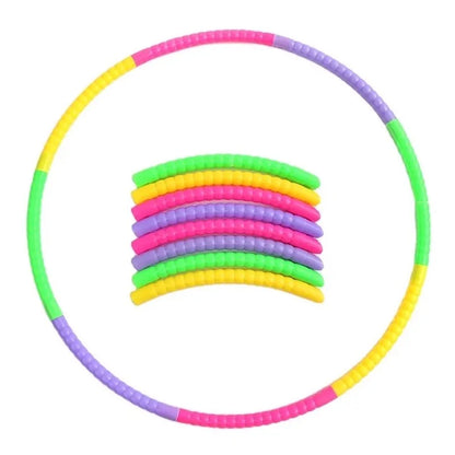 Children's waist spinning toy outdoor detachable exercise circle fitness equipment plastic gymnastics fitness training equipment