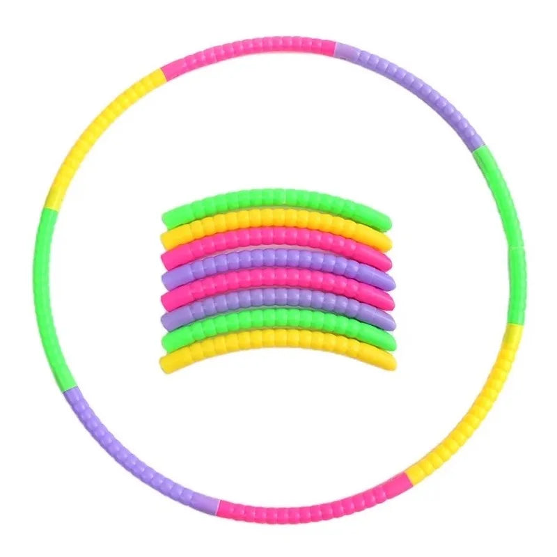 Children's waist spinning toy outdoor detachable exercise circle fitness equipment plastic gymnastics fitness training equipment