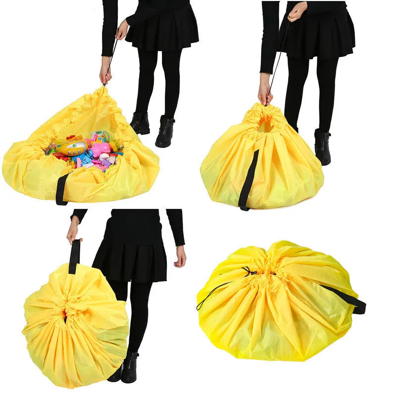 1pc Multifunction Portable Kids Toys Storage Bags Blocks Toys Play Mat Building Blocks Toys Bags for Christmas Gift