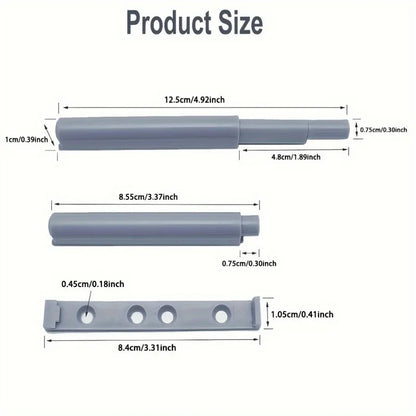 5/10PCS Damper Buffers Kitchen Cabinet Catches Door Stop Drawer Soft Quiet Close with Invisible Handle Home Furniture Hardware