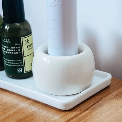 Electric Toothbrush Holder Ceramic Toothbrush Holder Base Bracket Toothbrush Holder Base Frame