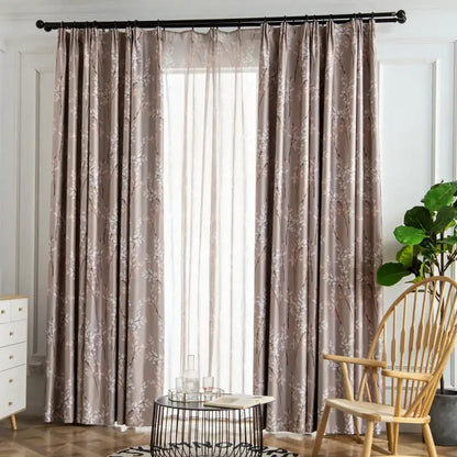 Modern Fully Blackout Curtains for Living Dining Room Bedroom Insulated Floor-to-ceiling Fashion Elegant Decor Custom  Size
