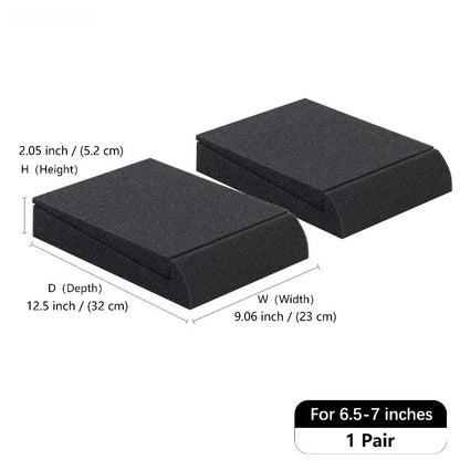 Speaker Sponge Shock Absorbing Pad Desktop Monitor Desktop Speaker Sponge Shock Absorbing Pad Shockproof Sponge Pad Anti-slip