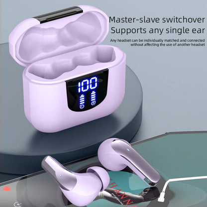 Bluetooth 5.4 In Ear Wireless Earbuds HiFi Stereo Sound Noise Reduction Digital Display Earphone For Daily & Gaming Use