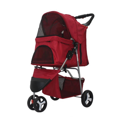 Waterproof Puppy Dog Pet Stroller for Travel Outdoors and Carrying Pets