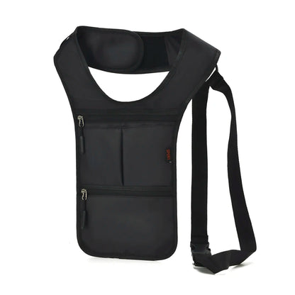 Fashion Casual Men's Tactical Waist Packs Underarm Bag Lightweight Nylon Close-fitting Hidden Vest Bag Functional Men Phone Bag