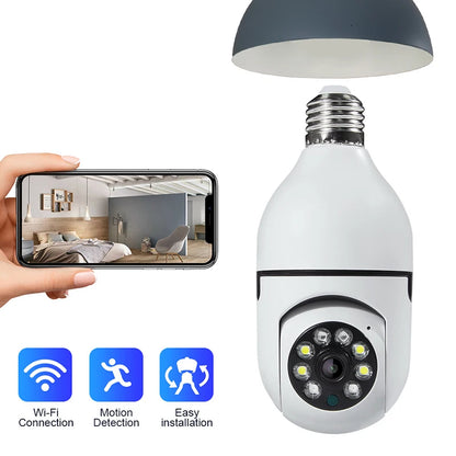 Security Camera 4K FullHD WiFi Surveillance With Motion Detection Infrared Night Vision Security Cam