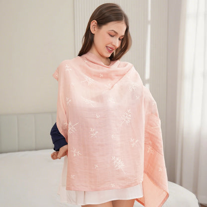 Women Breastfeeding Towel Insular Baby Blanket Cover Pregnant Prevent Exposure Scarf Bamboo Cotton Shawl Stroller Nursing Cover