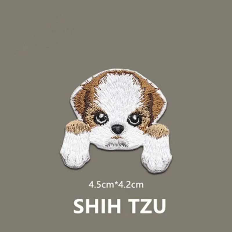 Cute Small Dog Baby's Clothes Patch Clothing Patches Applique Backpack Decoration