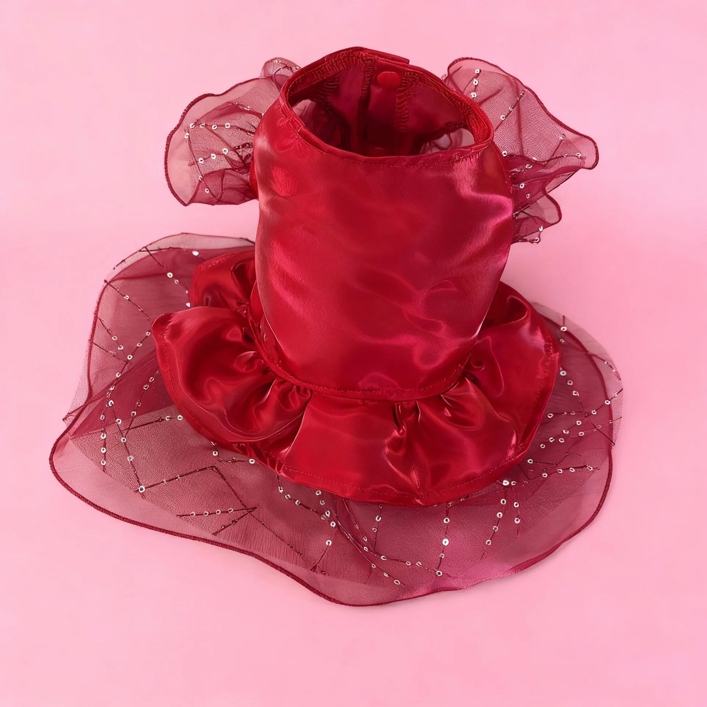 Pet Dog Cat Clothing Flutter Sleeve For Small Dog Teddy Bear Thin Pet Wedding Dress Formal Dress Party Outfit Group Dress Up