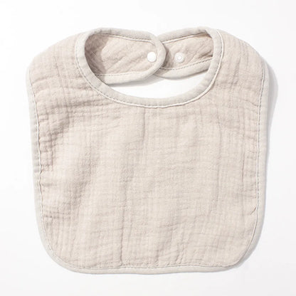 Mother and Baby Category A Children's Saliva Towel, Baby Cotton Gauze Absorbent Bib, Infant Anti-Spill Feeding Essential